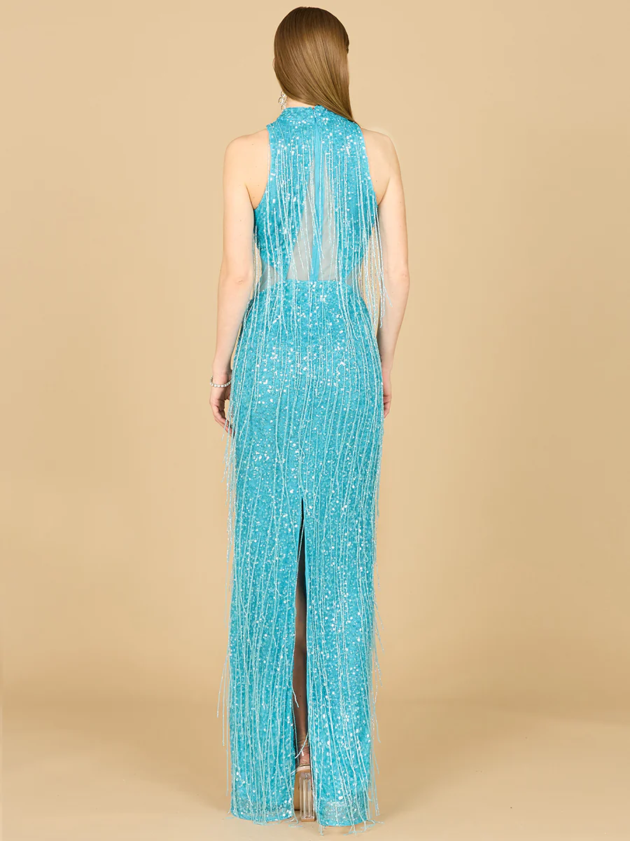 Carrie Fringe Beaded Dress  - OUTLET - Image 4