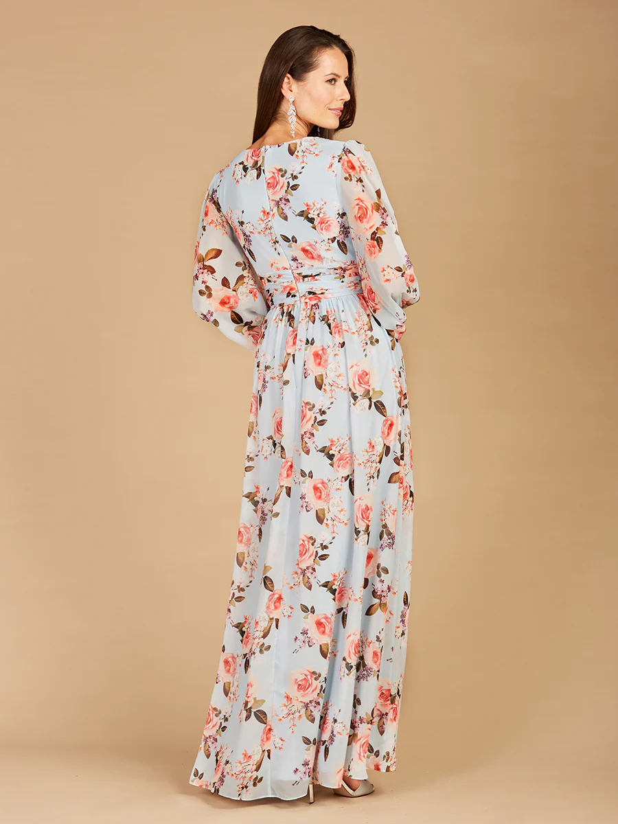 Long Sleeve Print Dress - OUTLET - Image 4