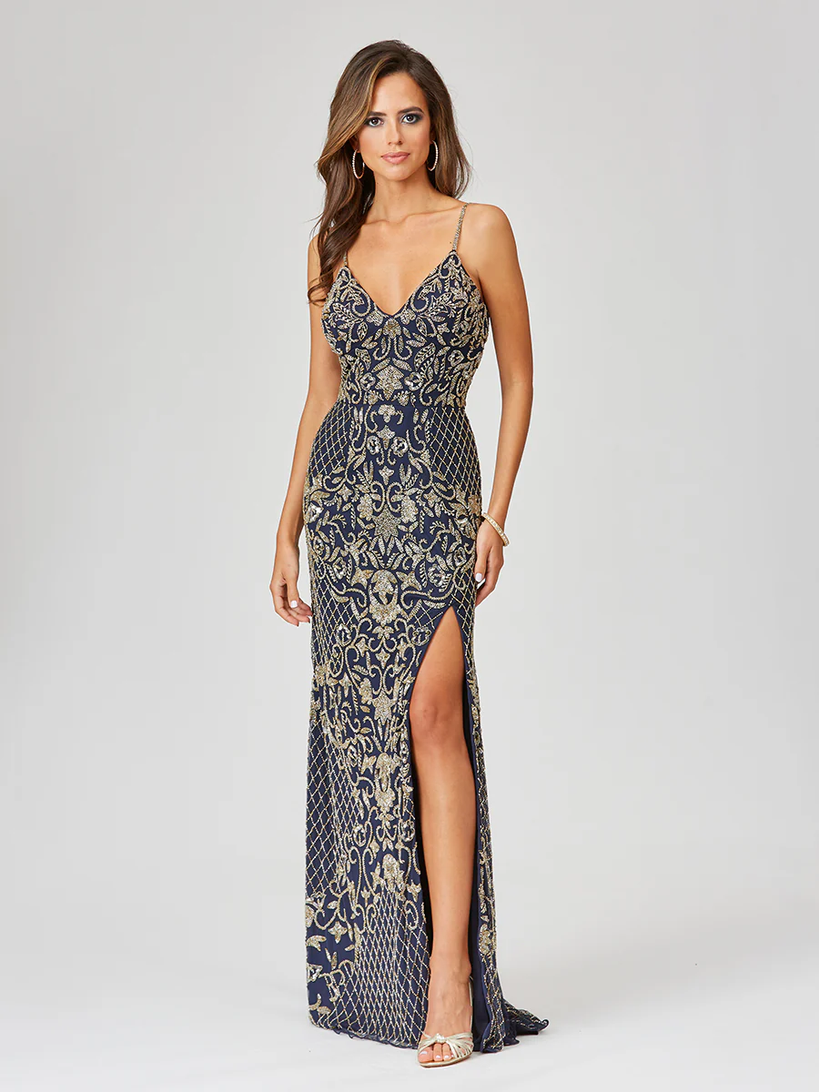 Beaded Tank Dress with Slit  - OUTLET - Image 4