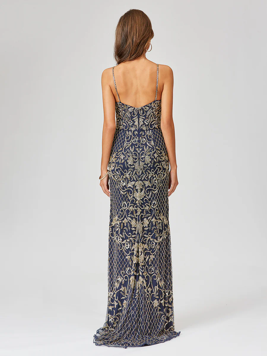Beaded Tank Dress with Slit  - OUTLET - Image 9
