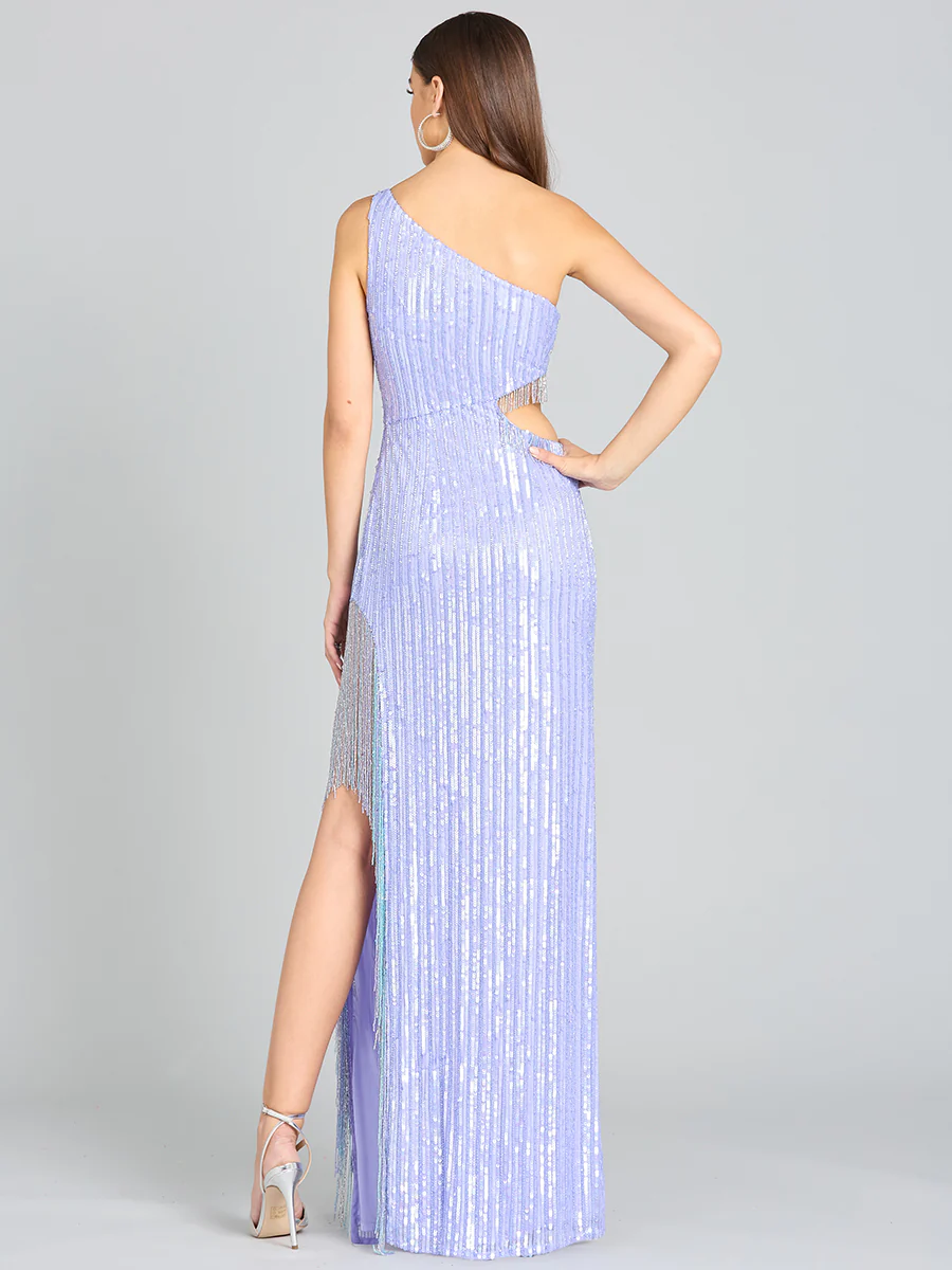 Wendy Beaded Fringe Gown - Image 3